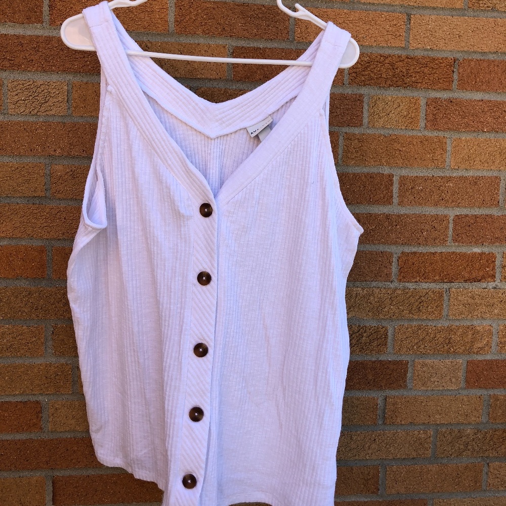 Ava & Viv White Tank Top